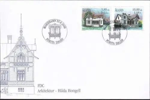 ALAND 2000 Mi-Nr. 179/80 FDC