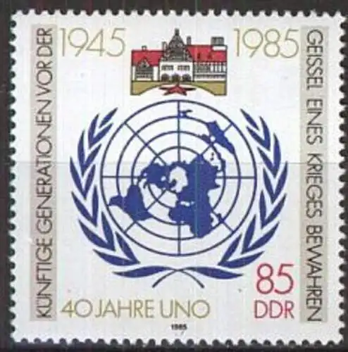 DDR 1985 Mi-Nr. 2982 ** MNH