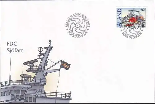 ALAND 1998 Mi-Nr. 142 FDC