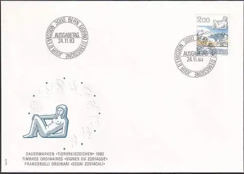 SCHWEIZ 1983 Mi-Nr. 1244 FDC