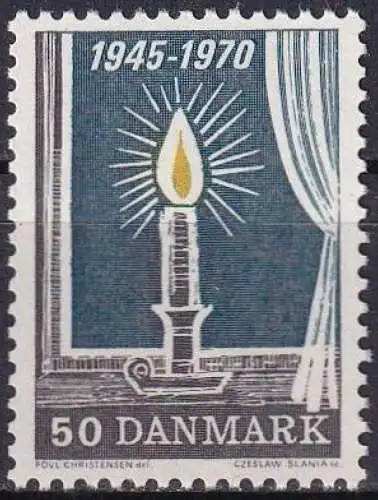 DÄNEMARK 1970 Mi-Nr. 494 ** MNH