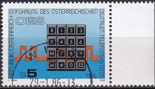 ÖSTERREICH 1986 Mi-Nr. 1838 o used - aus Abo