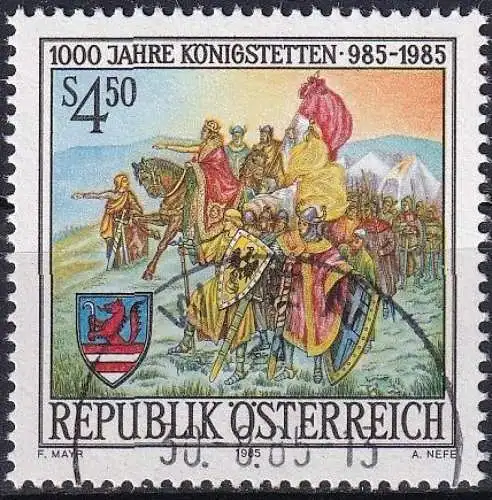 ÖSTERREICH 1985 Mi-Nr. 1825 o used - aus Abo