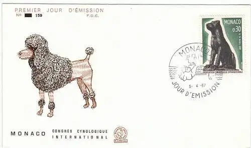 Monaco  Nr 872 (1 FDC) Ersttagssonderstempel