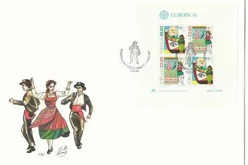 Portugal  Nr 1531 - 1532 (Block 32 - FDC) Ersttagssonderstempel