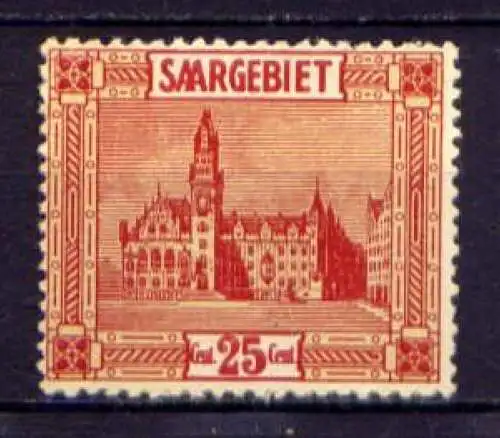 Saargebiet Nr.89      *  unused          (214)