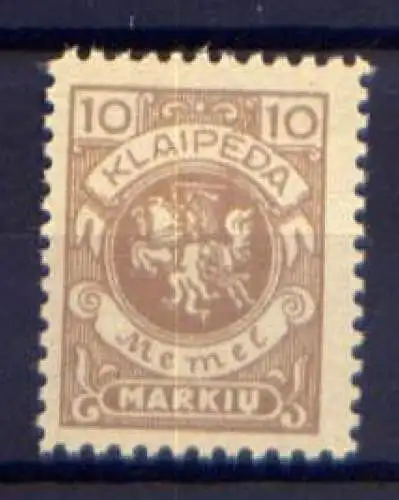 Memelgebiet Nr.141       **  MNH            (034)