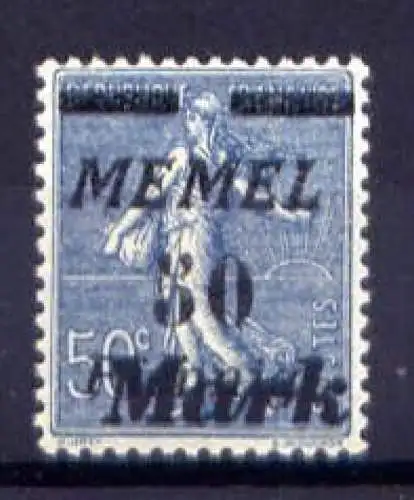 Memelgebiet Nr.123       **  MNH            (031)