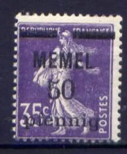 Memelgebiet Nr.24       **  MNH            (012)