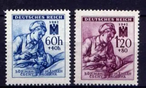 Deutsches Reich Böhmen und Mähren Nr.111/2        **  MNH        (334)