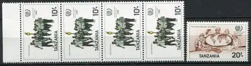 Tansania Nr.290 + 291         **  MNH       (032)