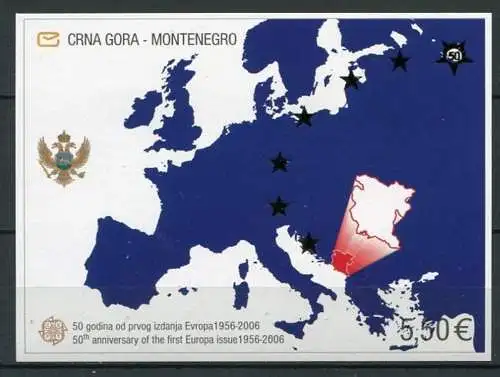 Montenegro Block Nr.3        **  MNH               (254) Europa