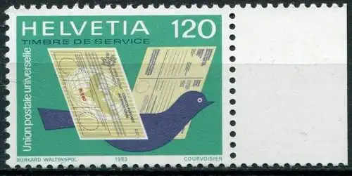 Schweiz UPU Nr.14        **  MNH       (1670)