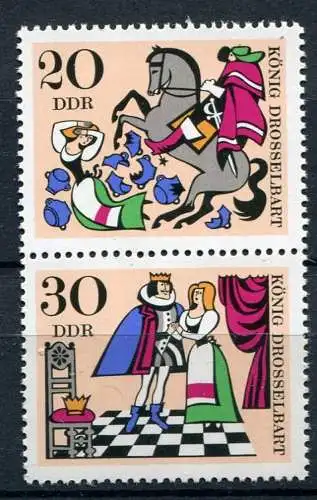 (23291) DDR Nr.1326 + 1328 SZd 85      **  postfrisch