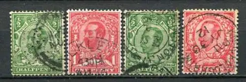 Great Britain Nr.121/2 Type I + II           O  used      (1241)