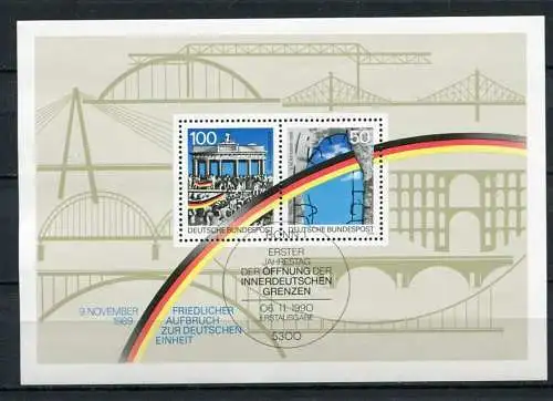 BRD Nr.1481/2 II , Block 22          O  used   (10000)  (Jahr:1990)