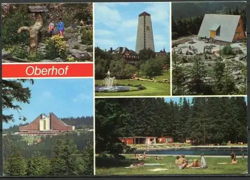 (2131) Oberhof / Mehrbildkarte - n. gel. - DDR - Bild und Heimat