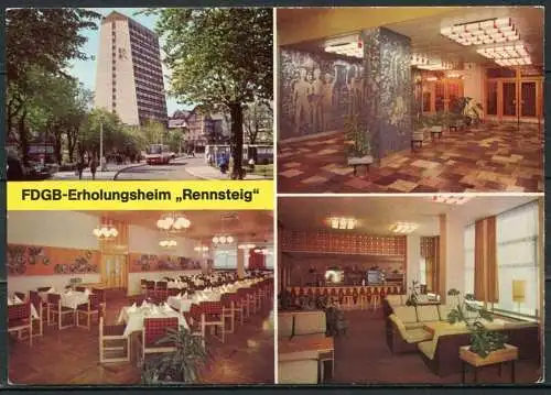 (2129) Oberhhof / FDGB-Erholungsheim "Rennsteig"  (2002 abgerissen) - n. gel. - DDR - Bild u Heimat