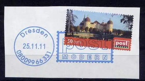 Privatpost Post Modern Nr.181         O  used       (009) Schloß Moritzburg 50 cent