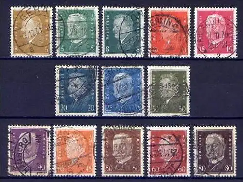 Deutsches Reich Nr.410/22        O  used       (dr1133)