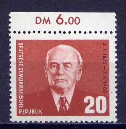 (3014) DDR Nr.807  Oberrand          **  postfrisch