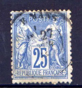 (2054) Frankreich Nr.63 II        O   gebraucht  