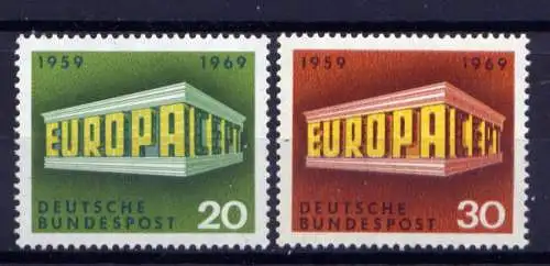 (11829)  BRD Nr.583/4          **   postfrisch  