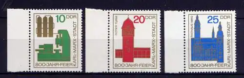  (29175) DDR Nr.1117/9           **   postfrisch  Rand