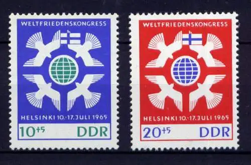  (29179) DDR Nr.1122/3           **   postfrisch  