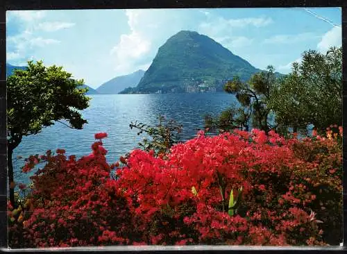 [Echtfotokarte farbig] 490bb * LUGANO * QUAI  E S.SALVATORE * 1990 **!!. 