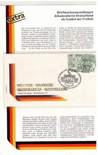 Spanien Nur Hauptgebiet 1991 Sonderstempel