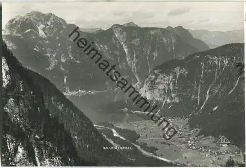 Hallstättersee - Foto-Ansichtskarte - Verlag Brüder Lenz Dobl