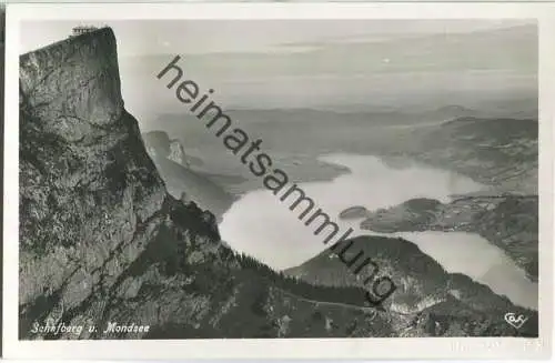 Schafberg und Mondsee - Foto-Ansichtskarte - Cosy-Verlag Salzburg