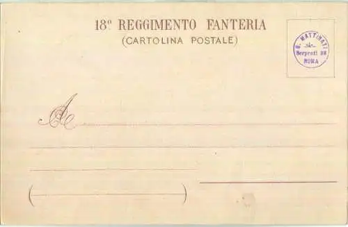 Italien - 18. Reggimento Fanteria - Verlag Stab. A. Marzi Roma