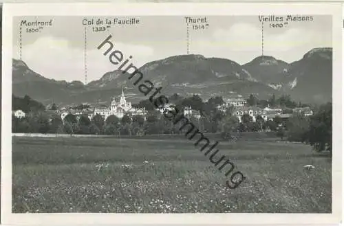 Gex - La Faucille - Foto-Ansichtskarte - Verlag Levy et Neurdein Reunis Paris