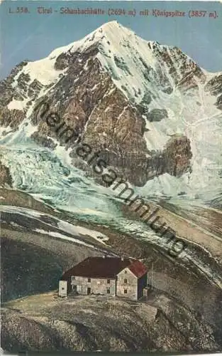 Sulden - Schaubachhütte - Königsspitze - Verlag Photoglob Co Zürich