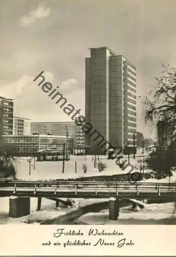 Karl-Marx-Stadt - Blick zum Rosenhof - Strassenbahn - Foto-AK Grossformat - Verlag Erhard Neubert KG Karl-Marx-Stadt