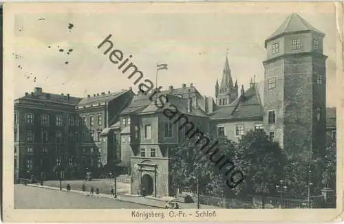 Königsberg - Schloss - Verlag Stengel & Co GmbH Dresden - Stempelspur - Feldpost