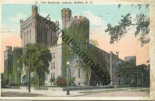 New York - Buffalo - 74th Regiment Armory - gel. 1920