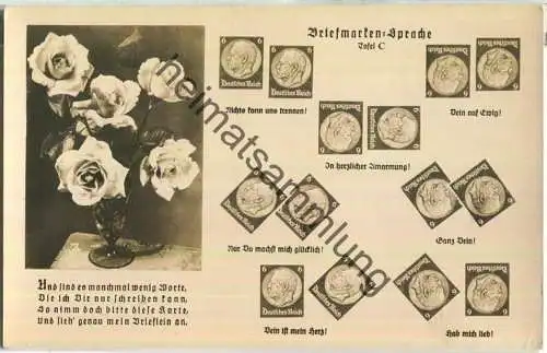 Briefmarkensprache - Tafel C