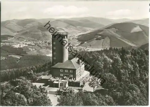 Aussichtsturm Hohe Bracht - Besitzer Albert Cordes - Foto-Ansichtskarte - Verlag Schöning & Co. Lübeck