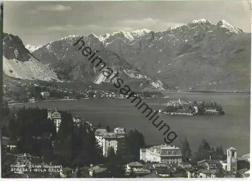 Stresa e Isola Bella - Foto-Ansichtskarte - Edizione Orlandini Stresa