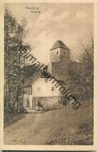 Thierberg - Eingang - Schloss Tierberg - Verlag Eberhard Munz Langenburg