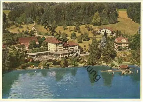 Luzern - Hotel St. Niklausen - Besitzer H. Heer-Witschi - Verlag O. Wyrsch Luftphotograph Bern