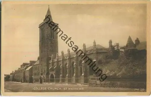 St. Andrews - College Church - Published by Fletcher & Son St. Andrews
