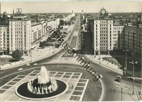 Berlin - Strausberger Platz Karl-Marx-Allee - Foto-Ansichtskarte - Verlag H. Sander Berlin