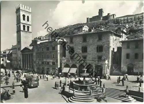 Assisi - Piazza del Comune - Particolare - Foto-Ansichtskarte - Ed. D.A.C.A. Assisi