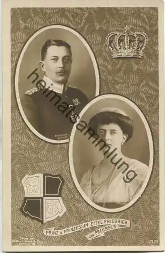 Prinz und Prinzessin Eitel Friedrich von Preussen - Verlag Gustav Liersch & Co. Berlin