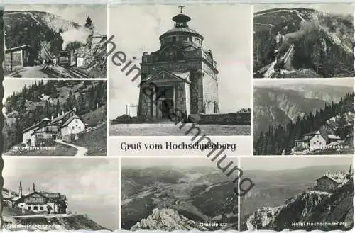 Hochschneeberg - Baumgartnerhaus - Hotel - Gruselplatz - Verlag Richard Pietsch & Co KG Wien