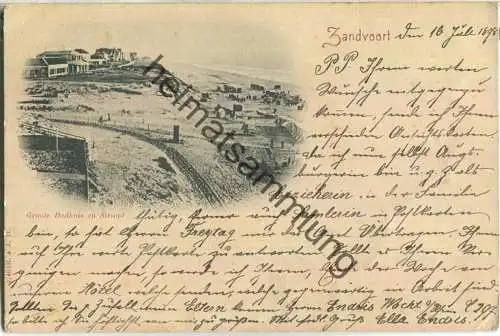 Zandvoort - Groote Badhuis en Strand - Verlag R. & J. D.